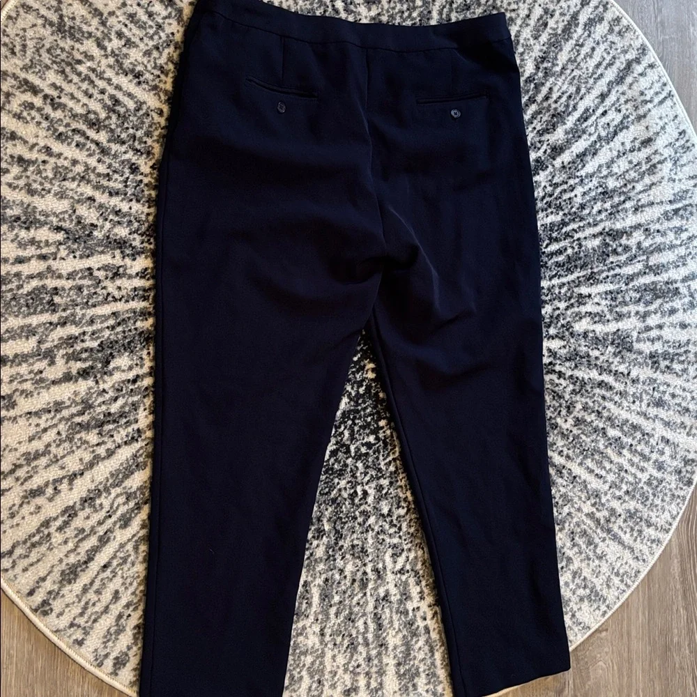 Navy blue pull on pants - Picture 3 of 3